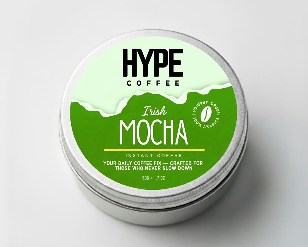 HYPE Irish Mocha | 100% Arabica Instant Coffee - 50g