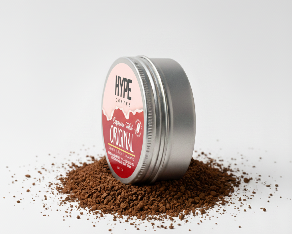 HYPE Original Espresso Malt - 100% Arabica Freeze Dried Instant Coffee - 50g